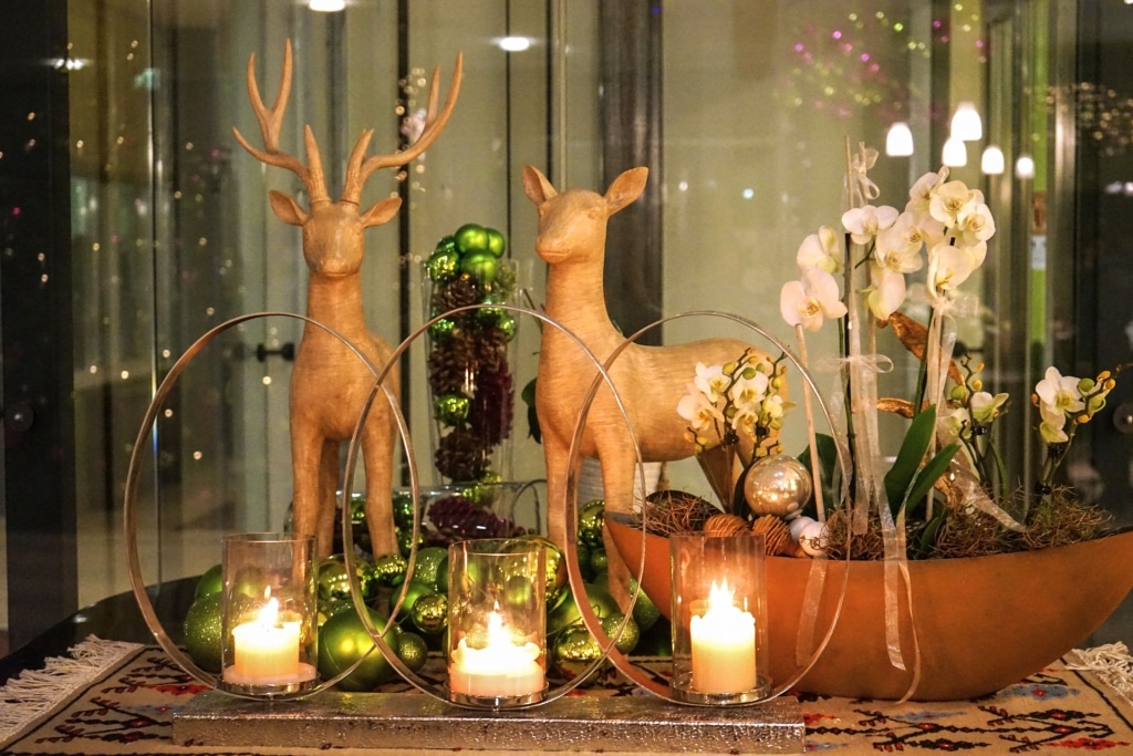 Thermalhotel Fontana | Weihnachtsdekoration, Renntiere, Kerzen, Kugeln
